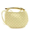 Bottega Veneta Nappa Intrecciato Mini Sardine Bag Ice Cream