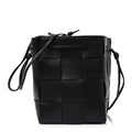 Bottega Veneta Nappa Maxi Intrecciato Cassette Bucket Bag Black