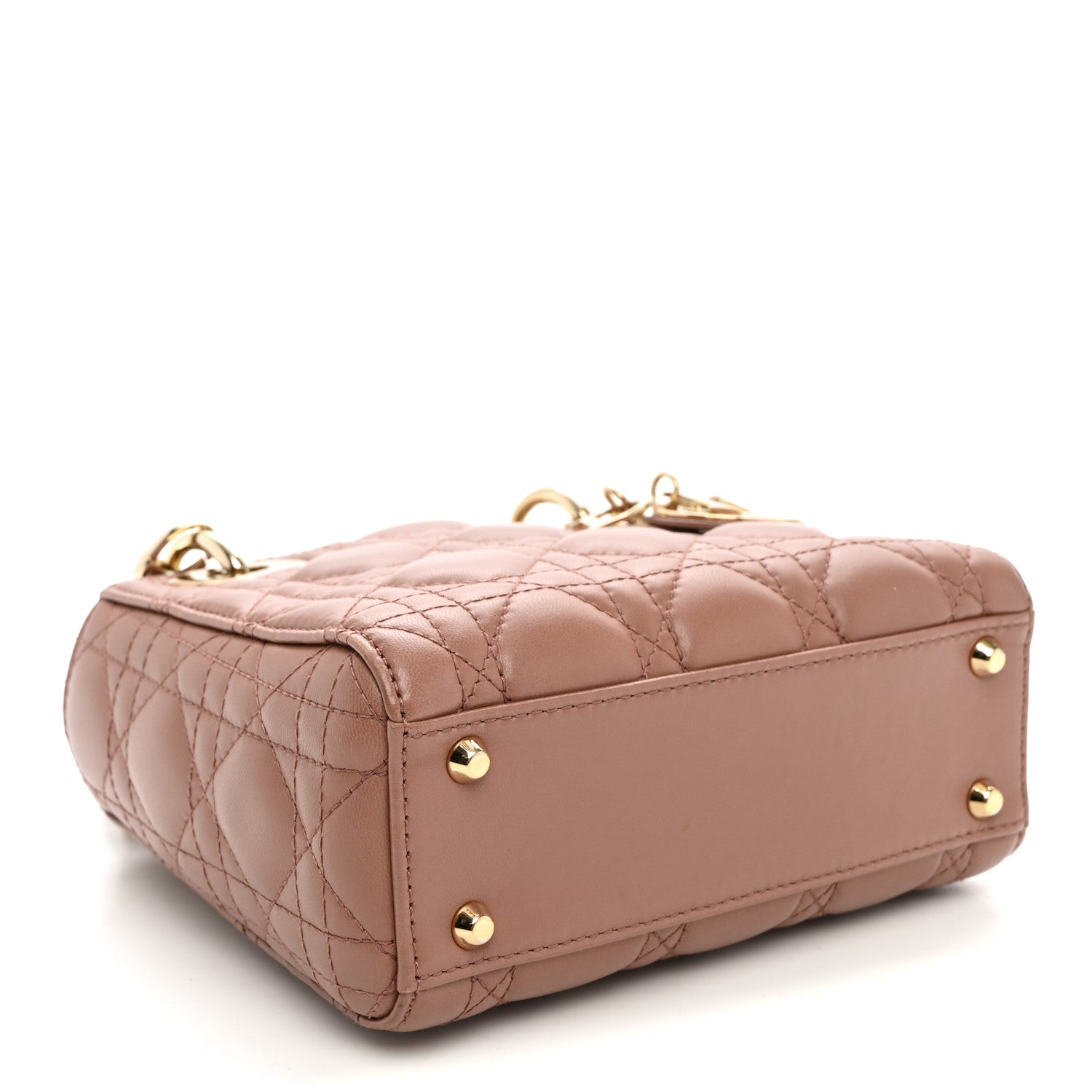 Dior Lambskin Cannage Mini Lady Dior Fard