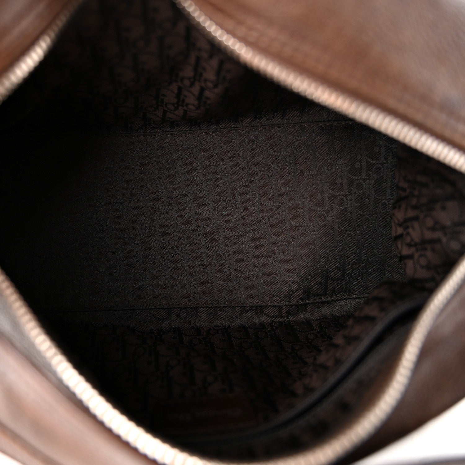 Dior Calfskin Flight East West Bag Brown