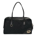 Gucci Monogram Medium New Britt Boston Black