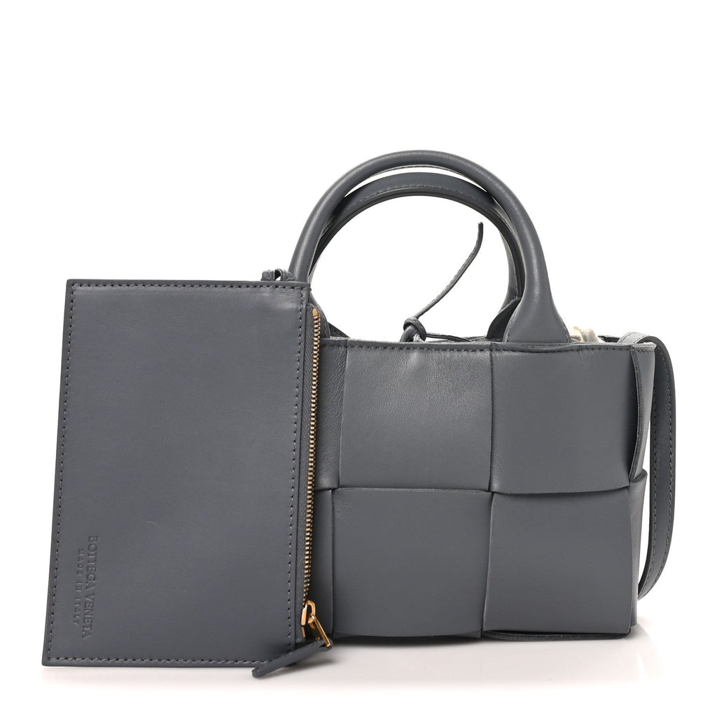 Bottega Veneta Nappa Maxi Intrecciato Mini Arco Tote Thunder Thunder