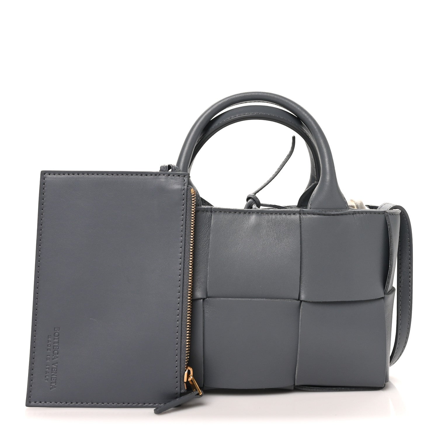 Bottega Veneta Nappa Maxi Intrecciato Mini Arco Tote Thunder Thunder