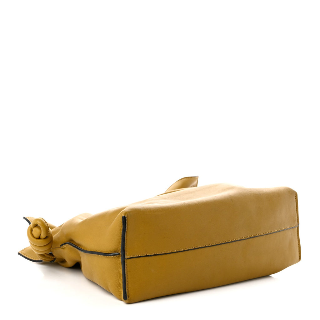 Loewe Nappa Medium Flamenco Knot Bag Ochre