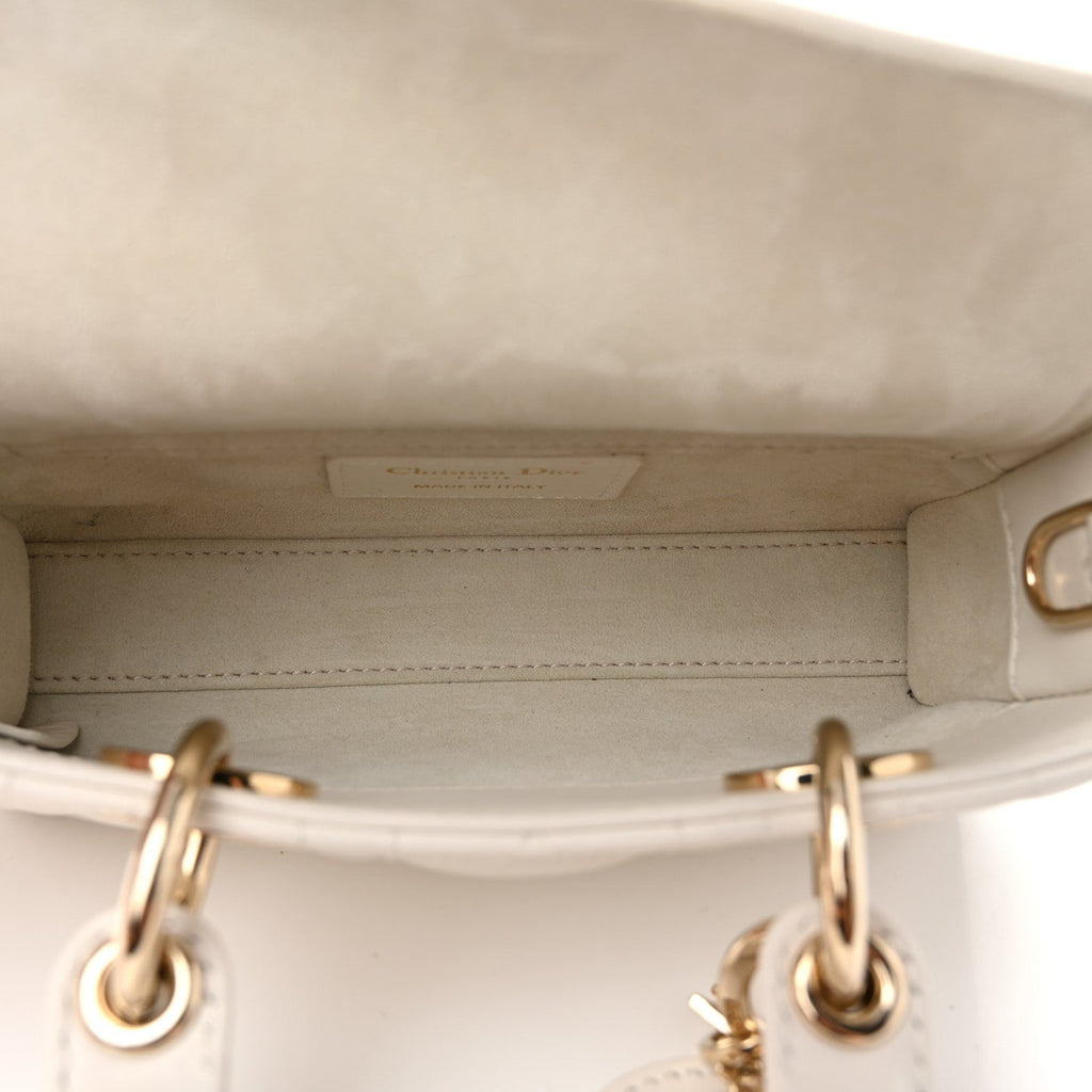 Dior Lambskin Cannage Micro Lady D-Joy Latte
