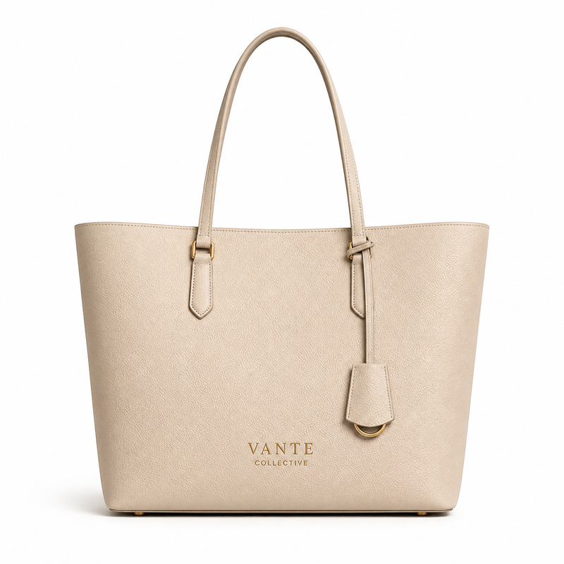 Vante Collective The Chelsea Tote - Ivory
