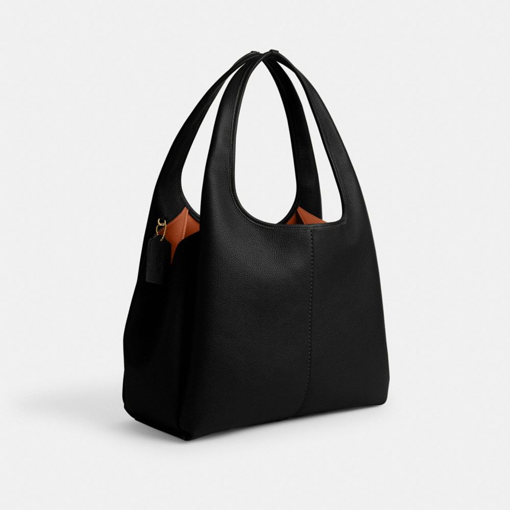 Coach Lana Shoulder Bag black three-quarter view