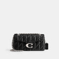 Coach Tabby Shoulder Bag 26 pillow quilting black front view