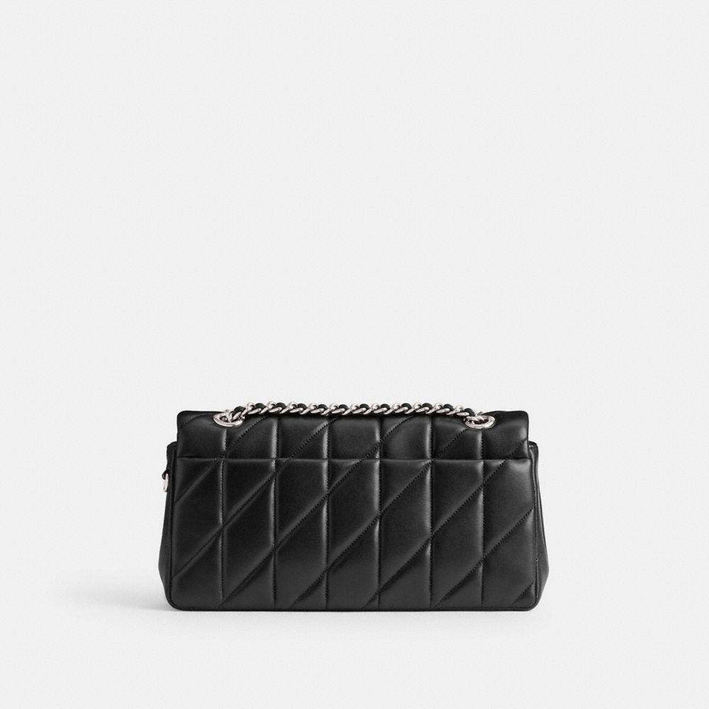 Coach Tabby Shoulder Bag 26 pillow quilting black detail view