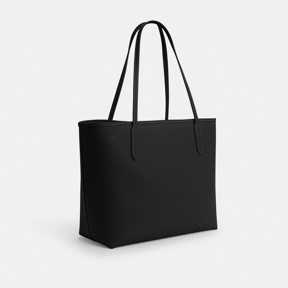 Coach City Tote Bag black three-quarter view