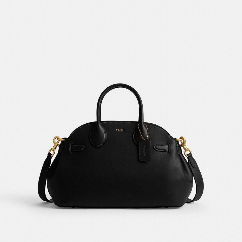 Coach Empire Carryall 35 black front view