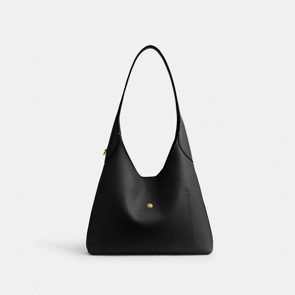 Coach Brooklyn Shoulder Bag 28 black detail view