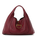 Gucci Grained Calfskin Softbit Maxi Shoulder Bag Rosso Ancora Red