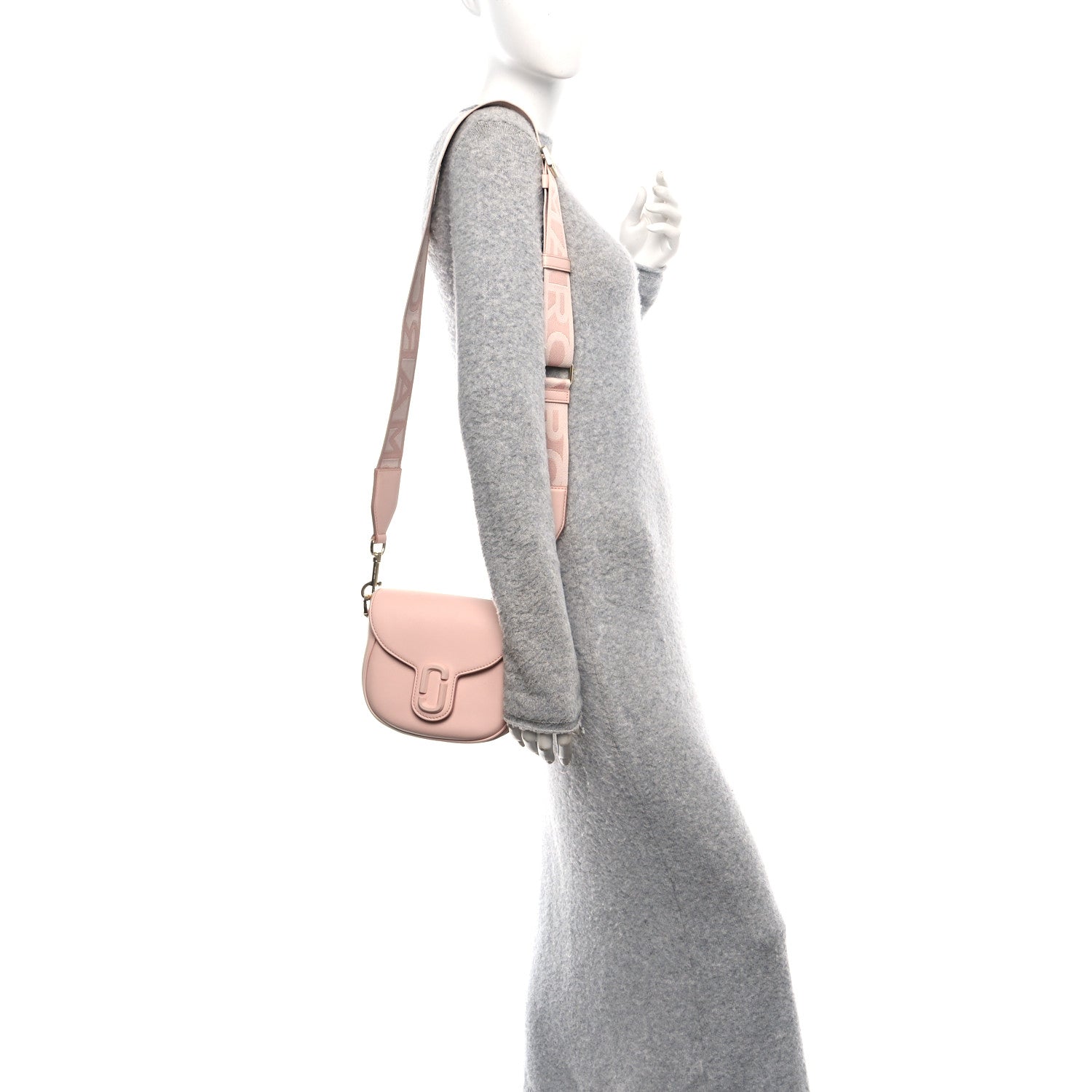 Calfskin Small The Covered J Marc Saddle Bag Rose Dust