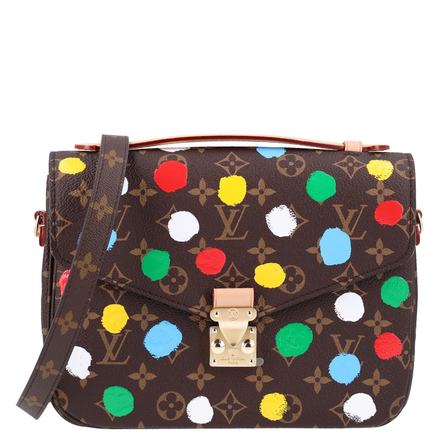 Louis Vuitton LV x YK Monogram Painted Dots Pochette Metis