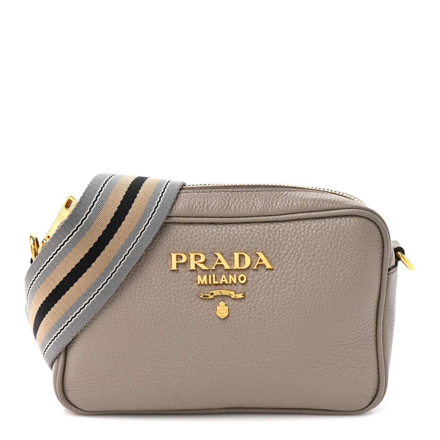 Prada Vitello Daino Camera Bag Argilla