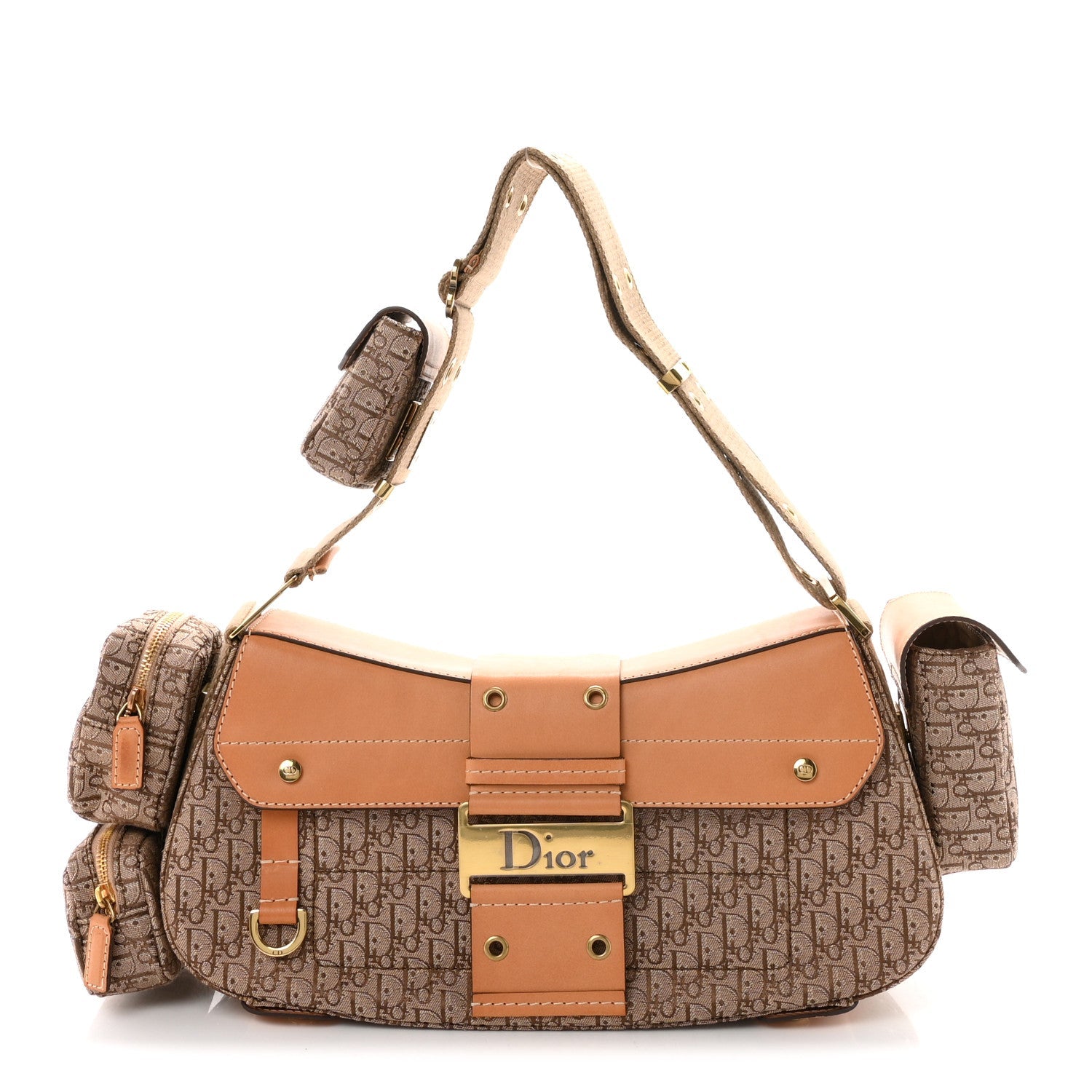 Dior Calfskin Monogram Street Chic Columbus Beige