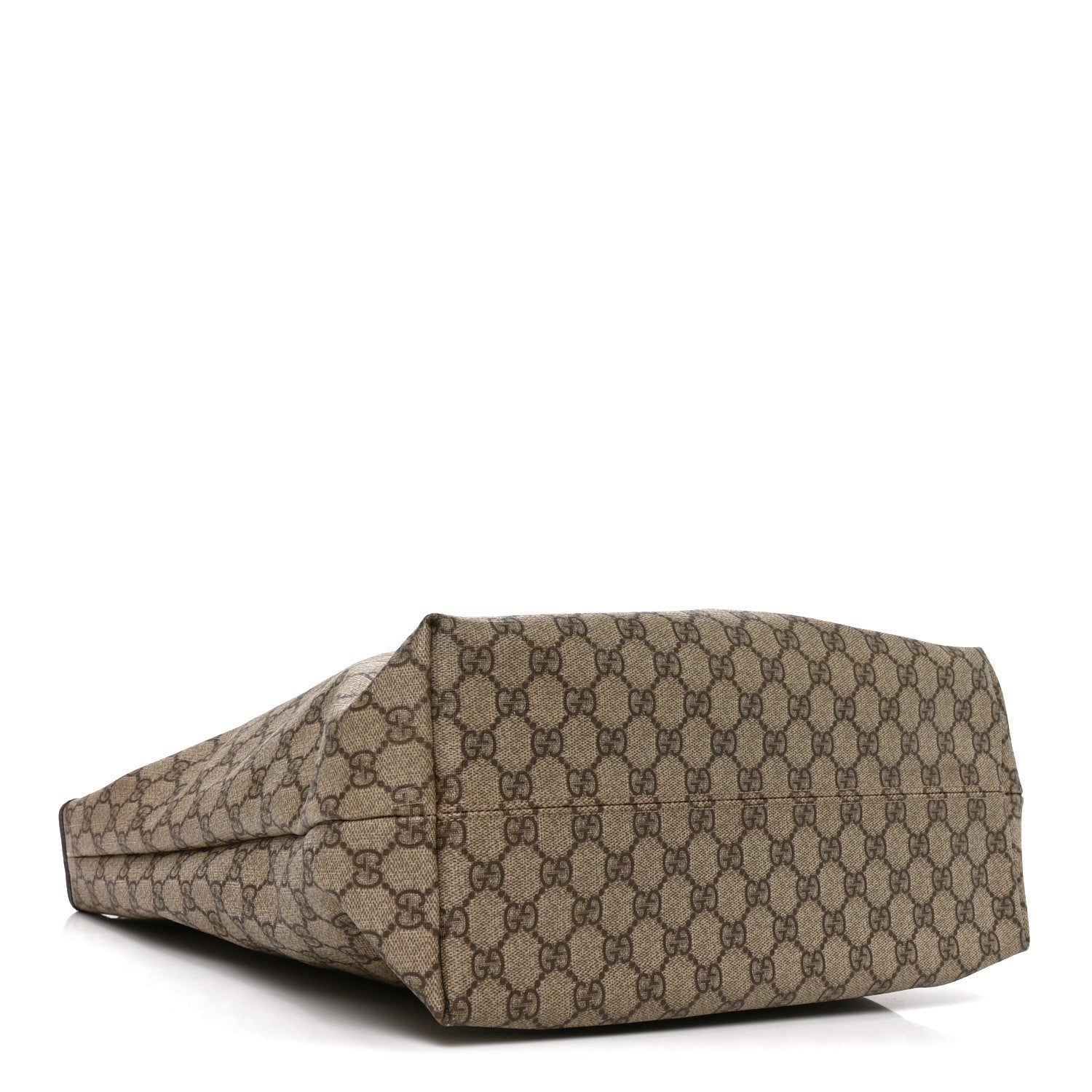 Gucci GG Supreme Monogram Vertical Tote Dark Brown