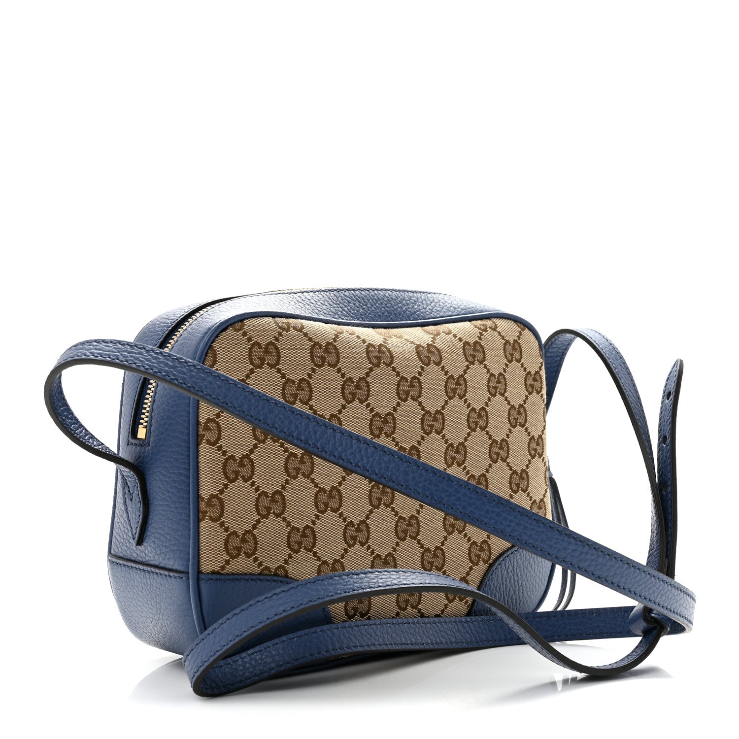Gucci Monogram Mini Bree Messenger Bag Beige Ebony Caspian