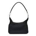 Gucci Monogram GG Clasp Hobo Black