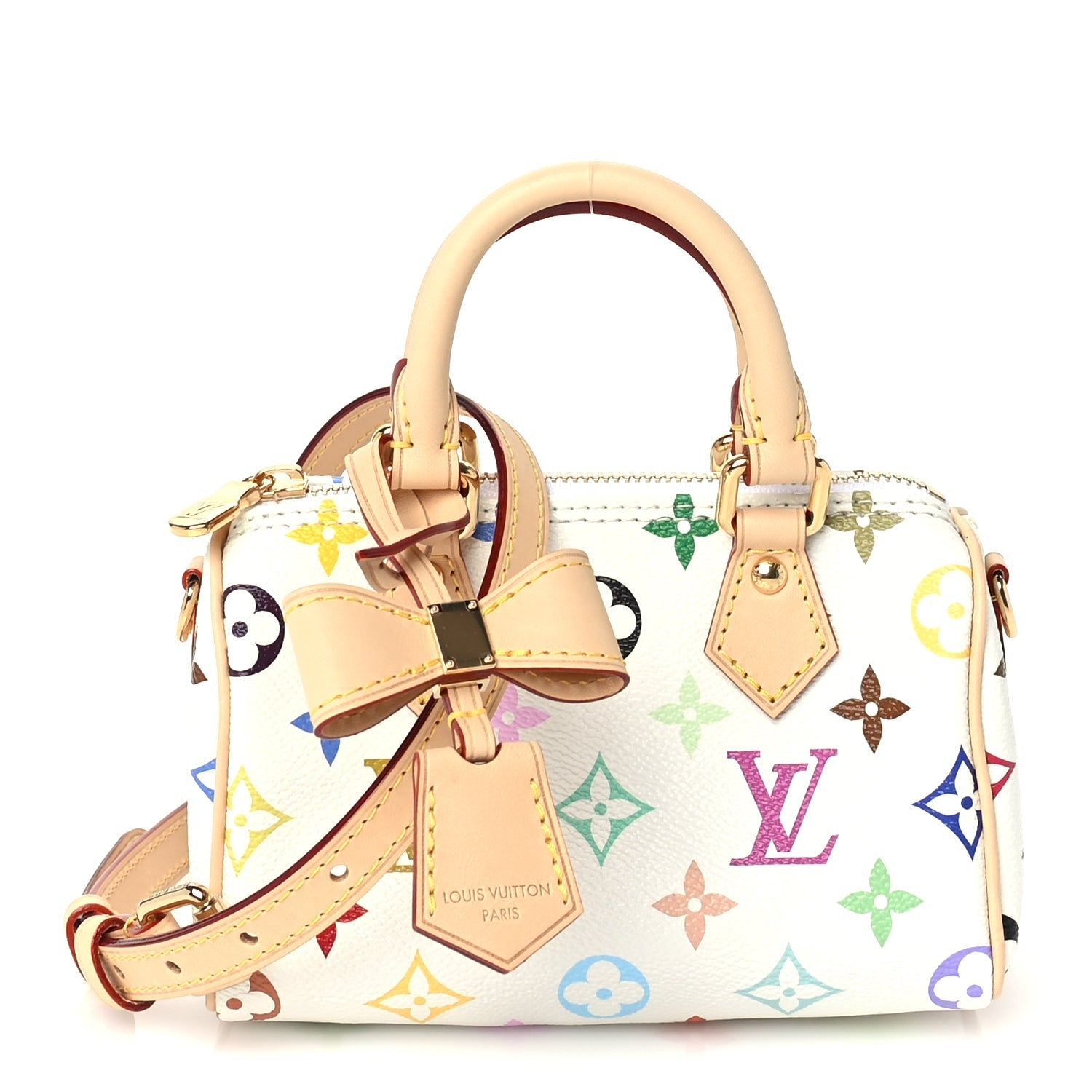 Louis Vuitton X TM Monogram Multicolor Nano Speedy White