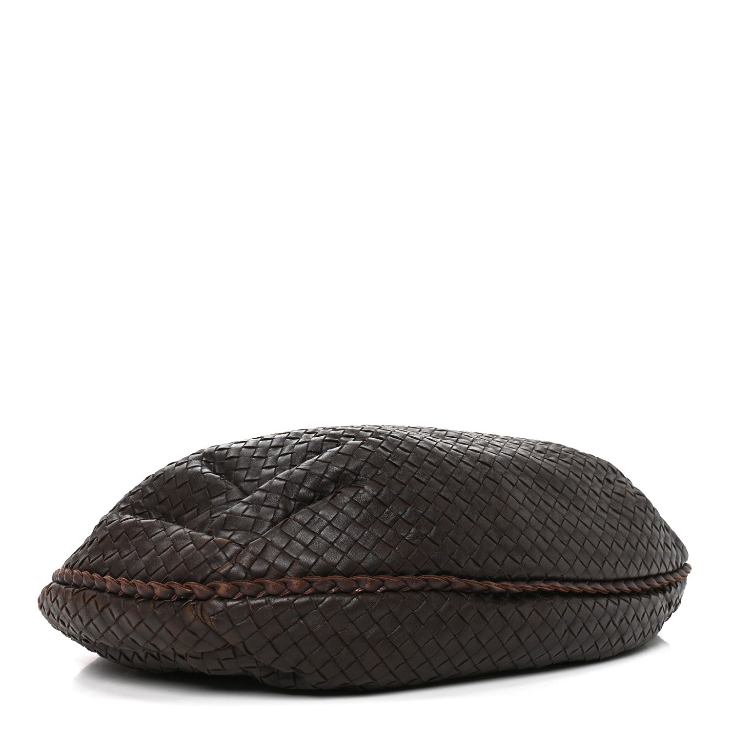 Bottega Veneta Nappa Intrecciato Large Belly Veneta Hobo Ebano