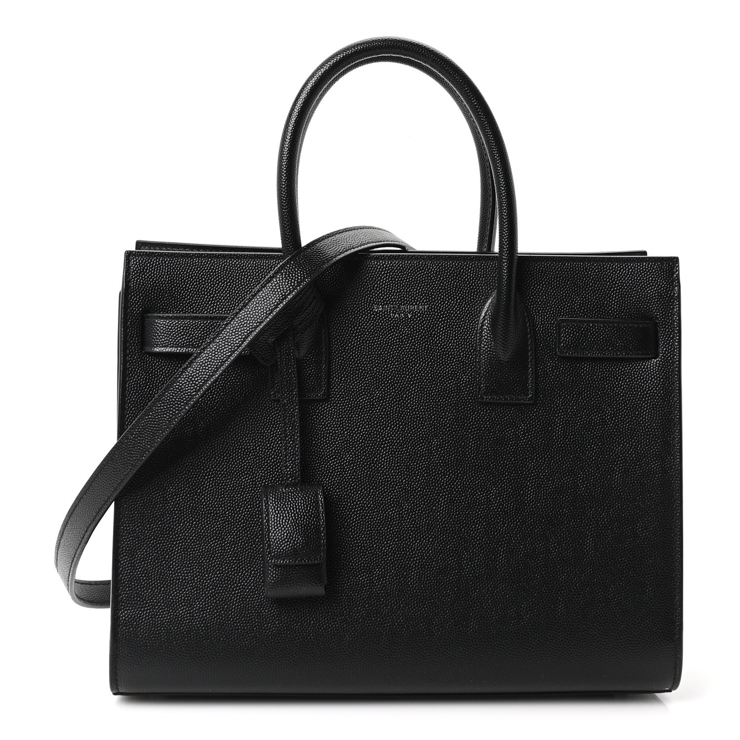 Saint Laurent Grain de Poudre Baby Sac De Jour Black