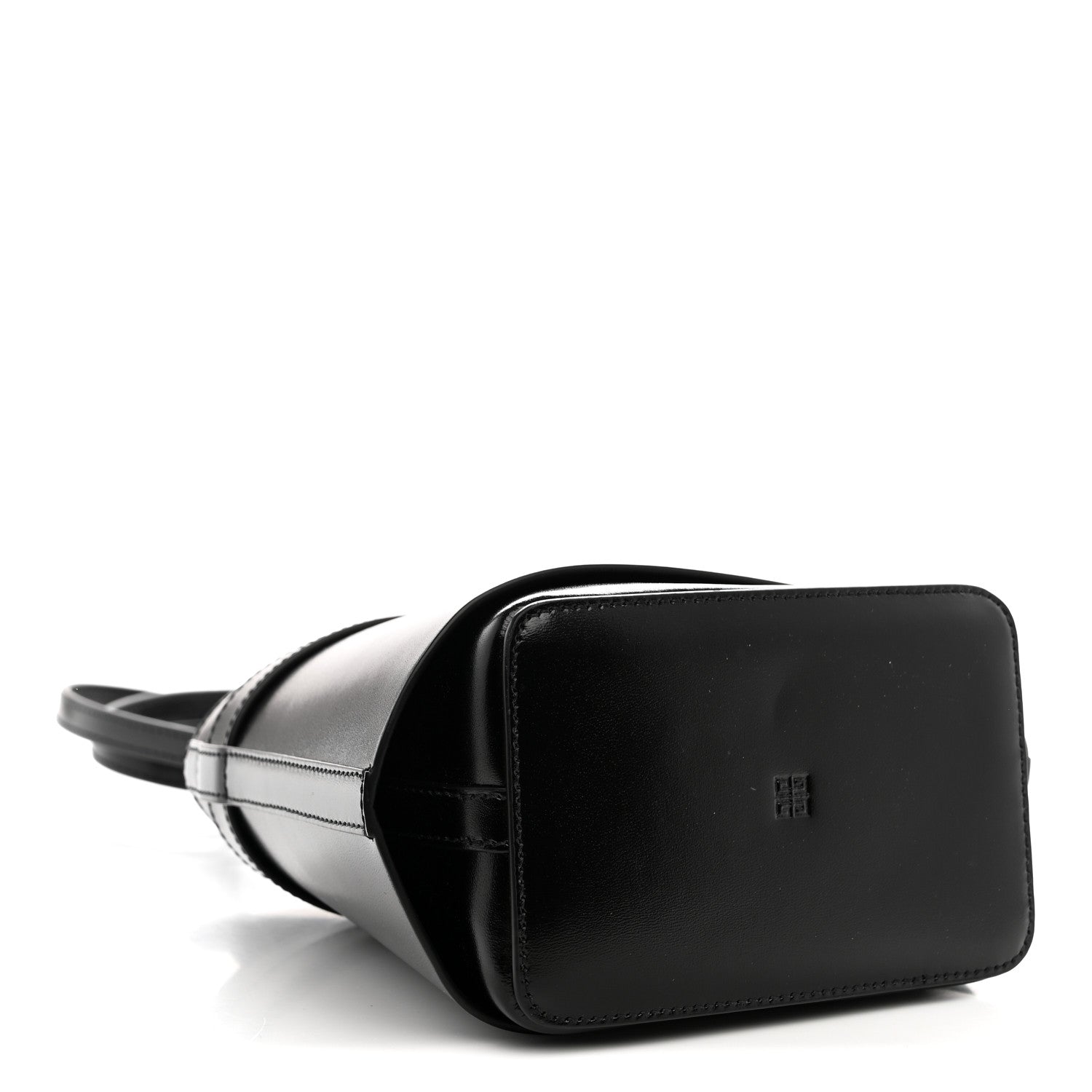Givenchy Box Calfskin Shark Lock Bucket Bag Black