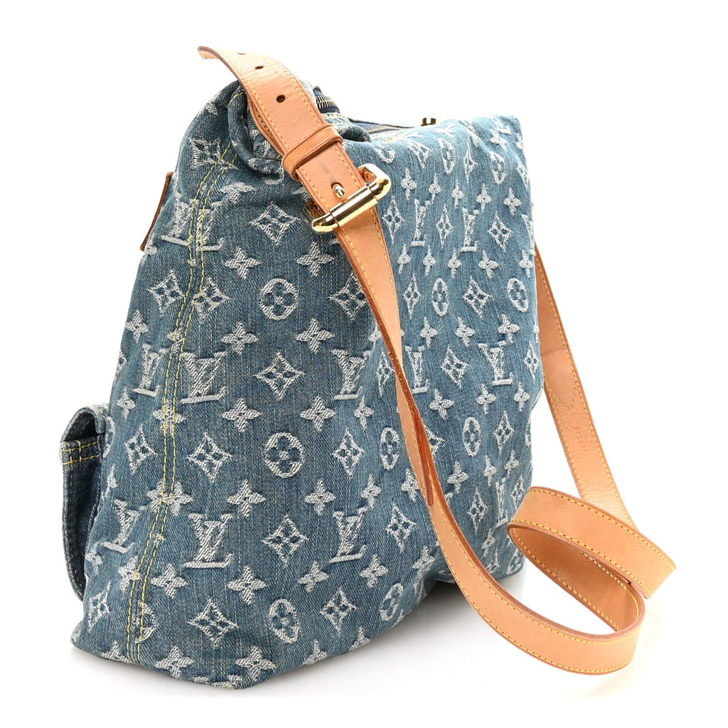 Louis Vuitton Denim Baggy GM Blue