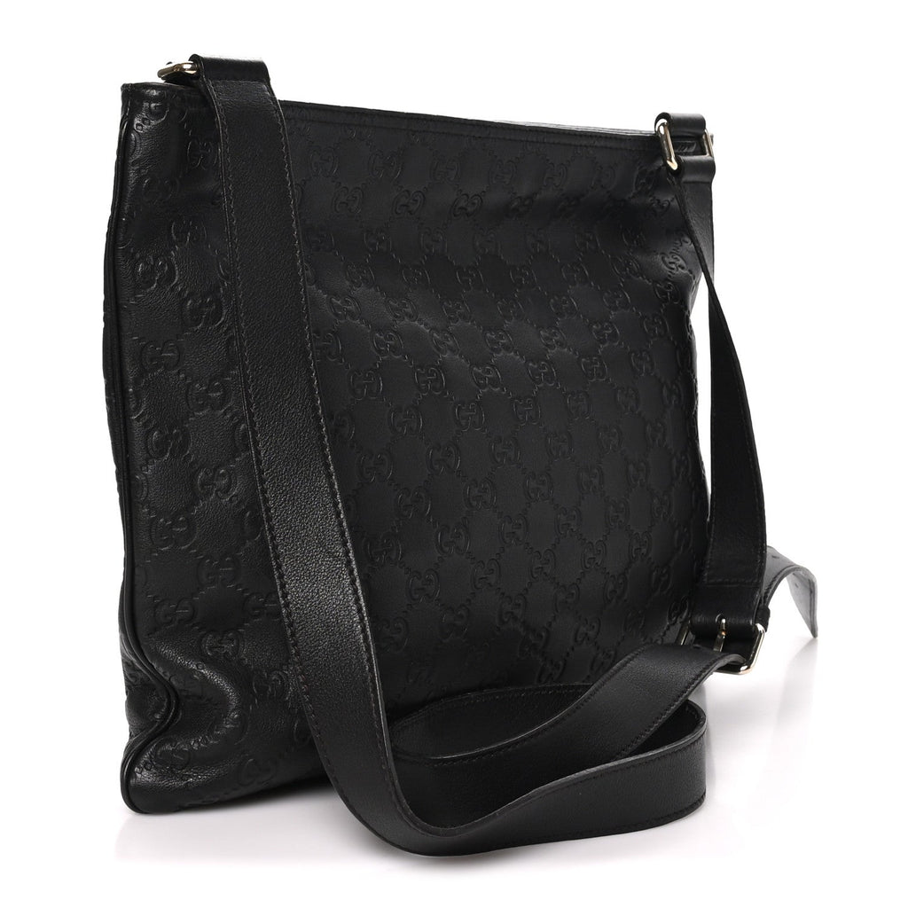 Gucci Guccissima Leather Messenger Bag