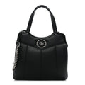 Gucci Calfskin Petite GG Small Tote Bag Black