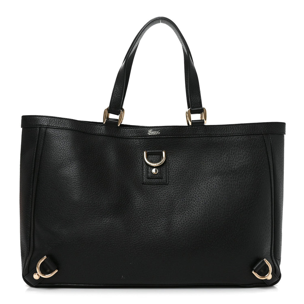 Gucci Calfskin Large Abbey Tote Black