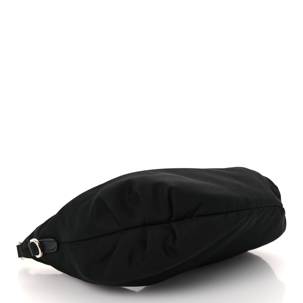 Prada Tessuto Nylon Saffiano Re-Edition 2006 Shoulder Bag Black Black