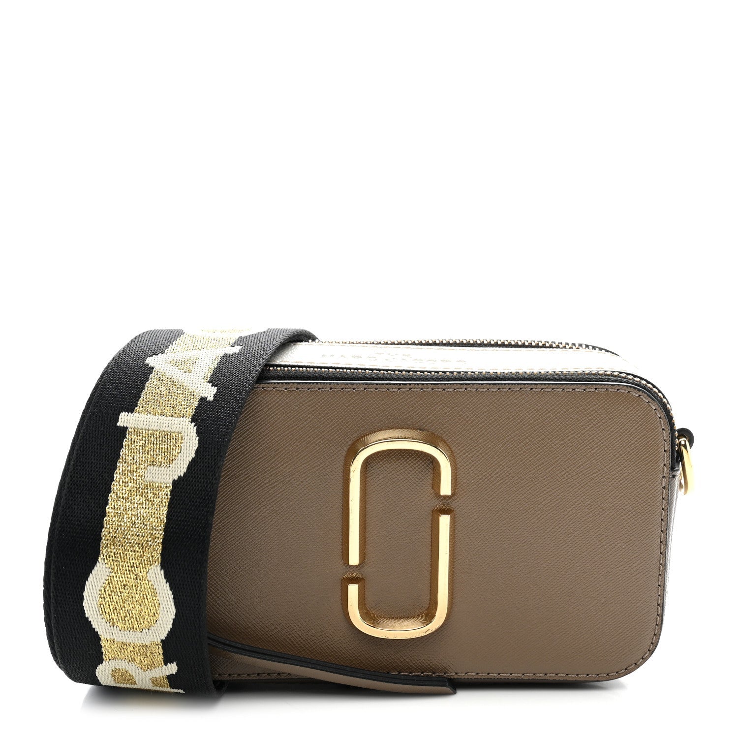 Saffiano Small Snapshot Camera Bag French Grey