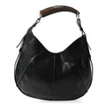 Saint Laurent Buffalo Horn Mombasa Hobo Black