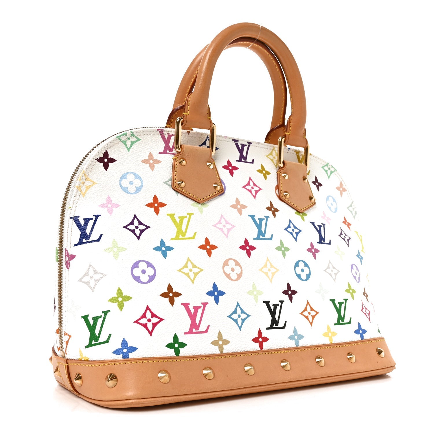 Louis Vuitton Monogram Multicolor Alma White