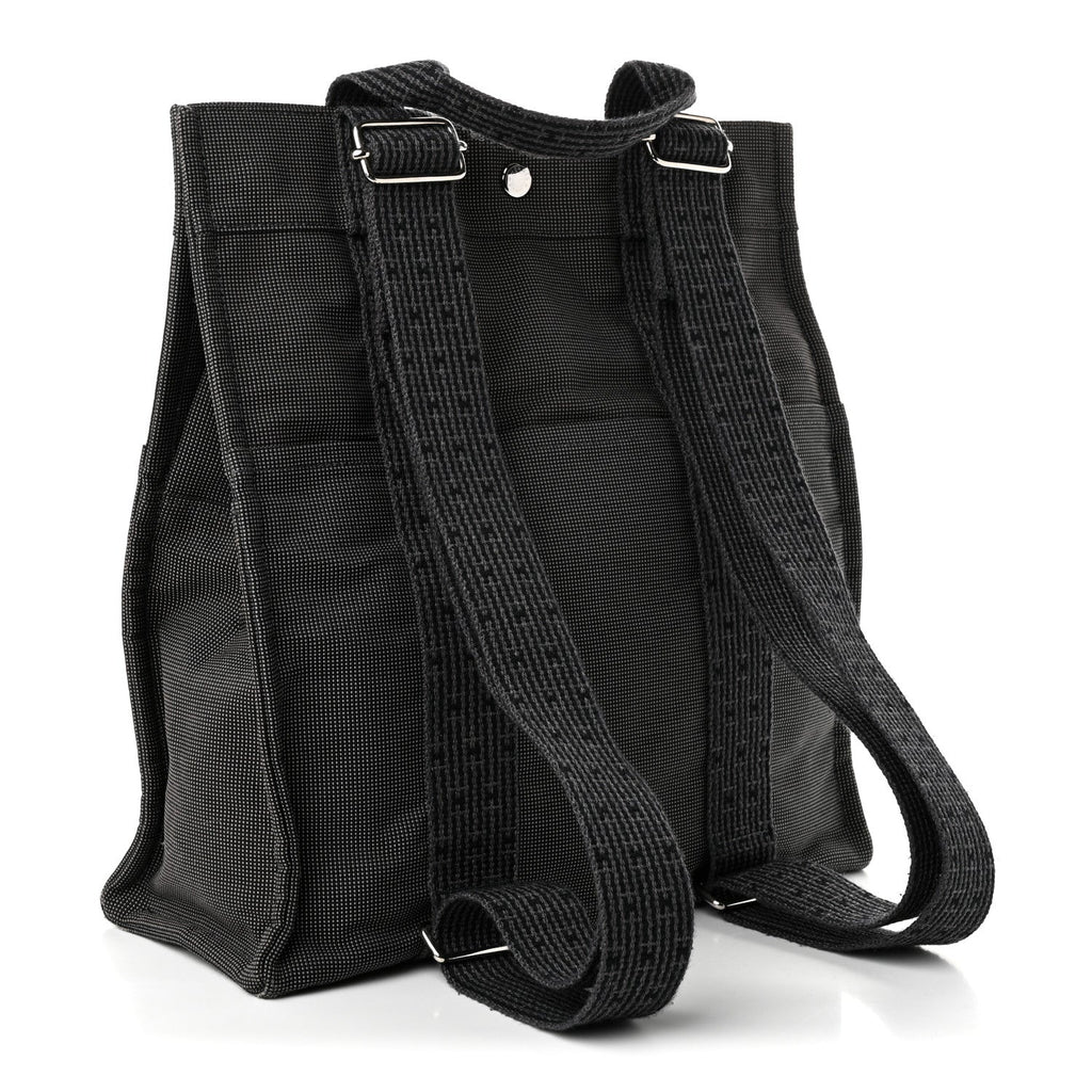Hermès Canvas Herline Backpack Grey