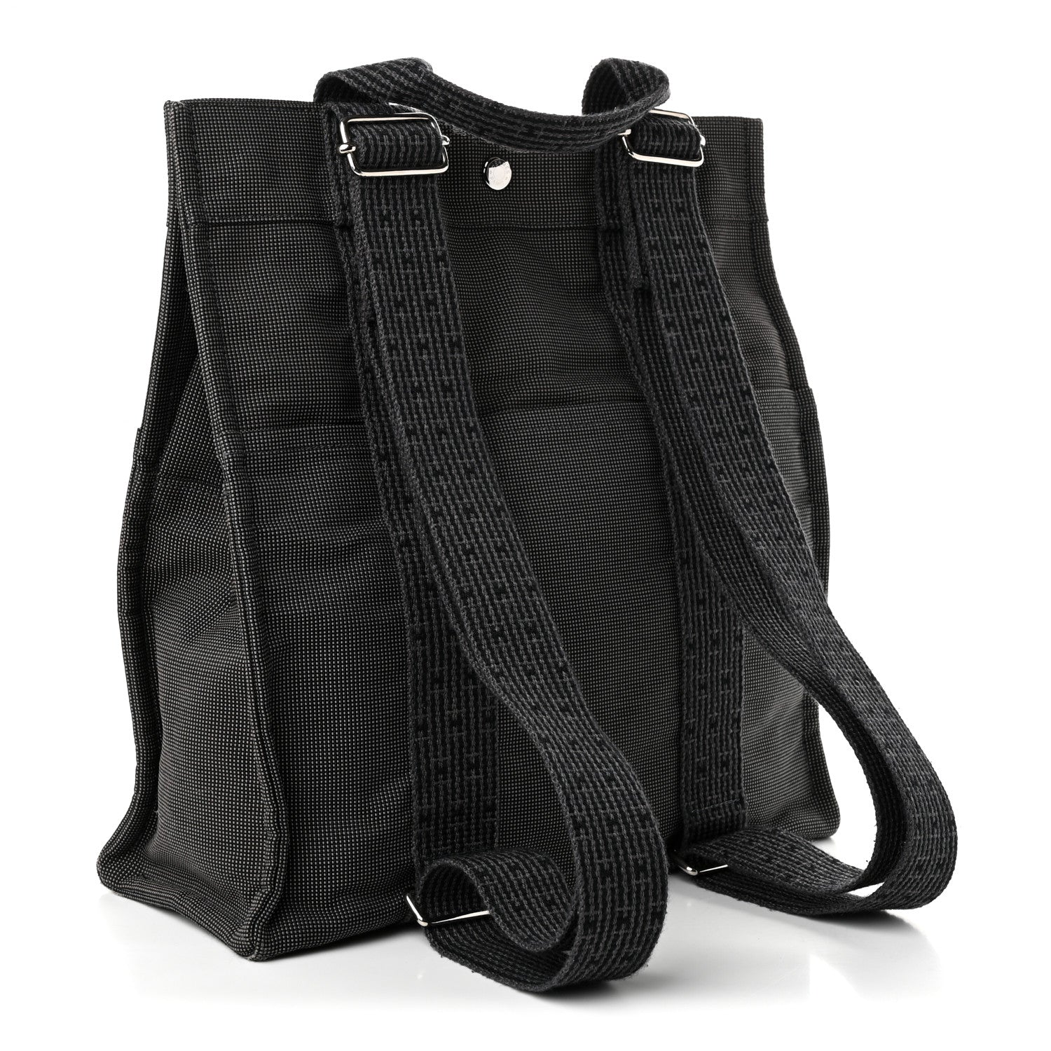 Hermès Canvas Herline Backpack Grey