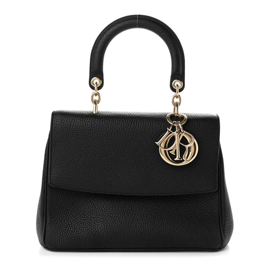 Dior Bullcalf Small Be Dior Flap Black Fraise
