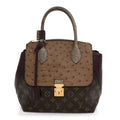 Louis Vuitton Monogram Ostrich Lizard Majestueux PM Bordeaux