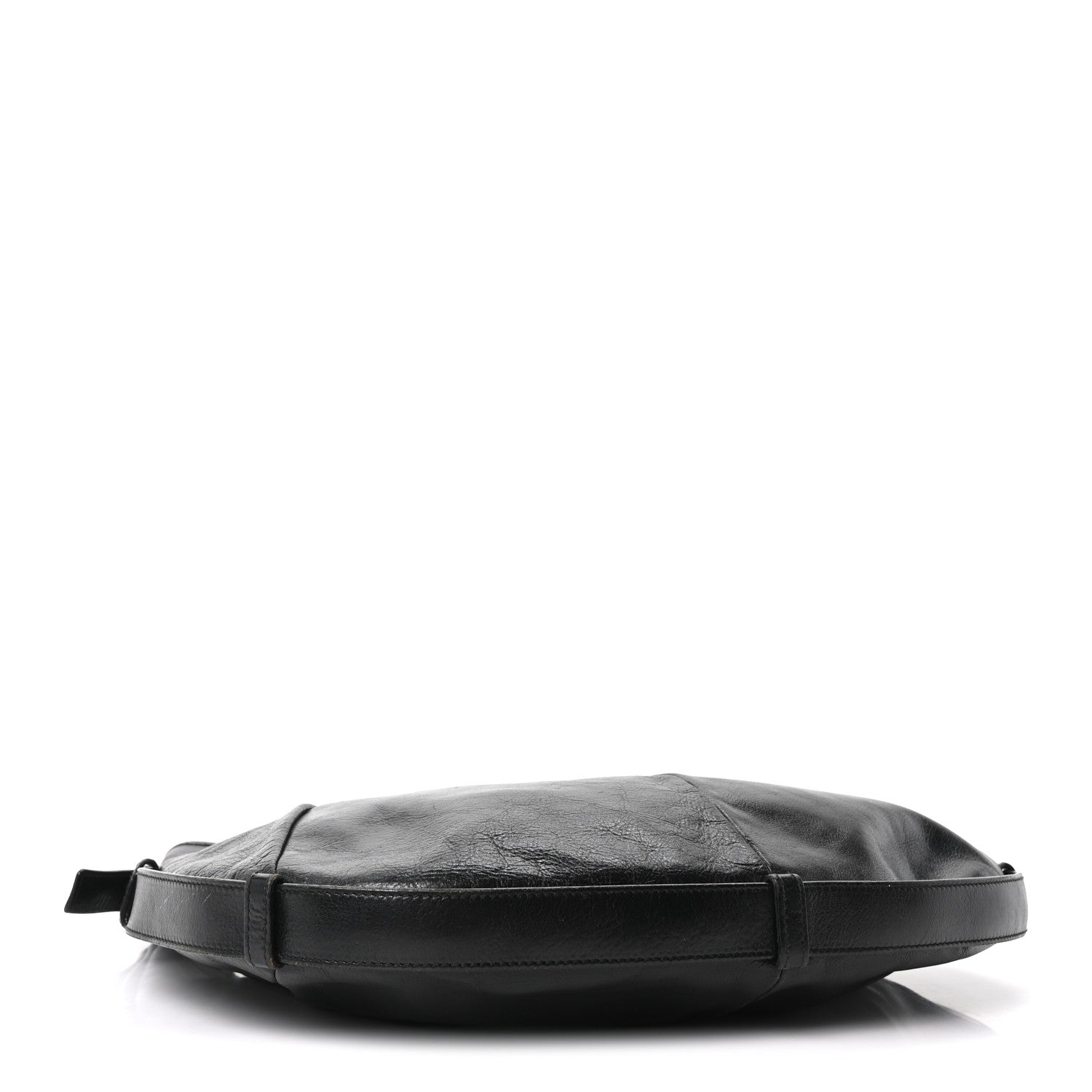 Saint Laurent Buffalo Horn Mombasa Hobo Black