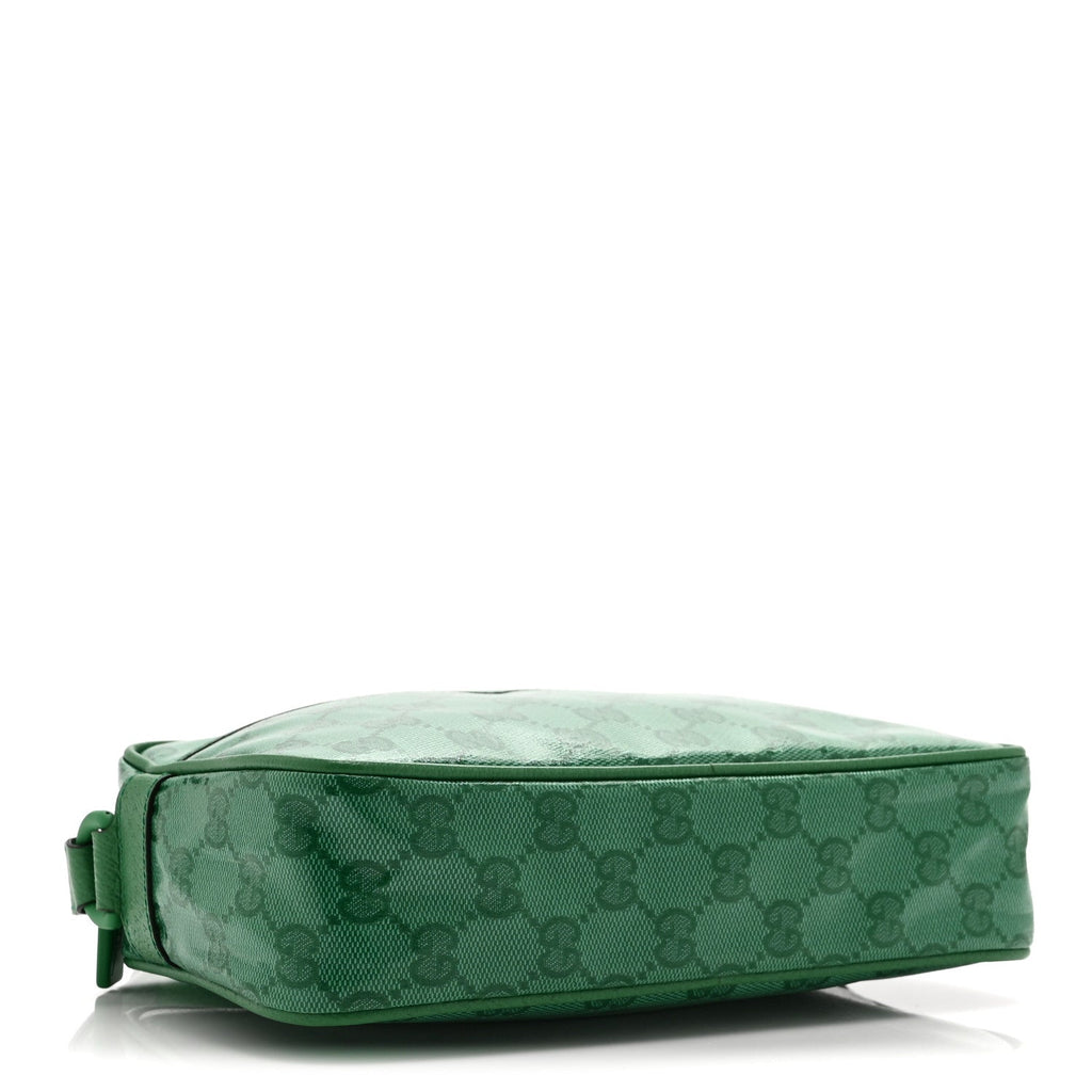Gucci GG Crystal Monogram Mini Shoulder Bag New Shamrock
