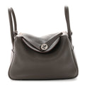 Hermès Taurillon Clemence Lindy 26 Etain