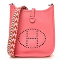 Hermès Taurillon Clemence Allegro Evelyne TPM Rose Azalee Rose Confetti