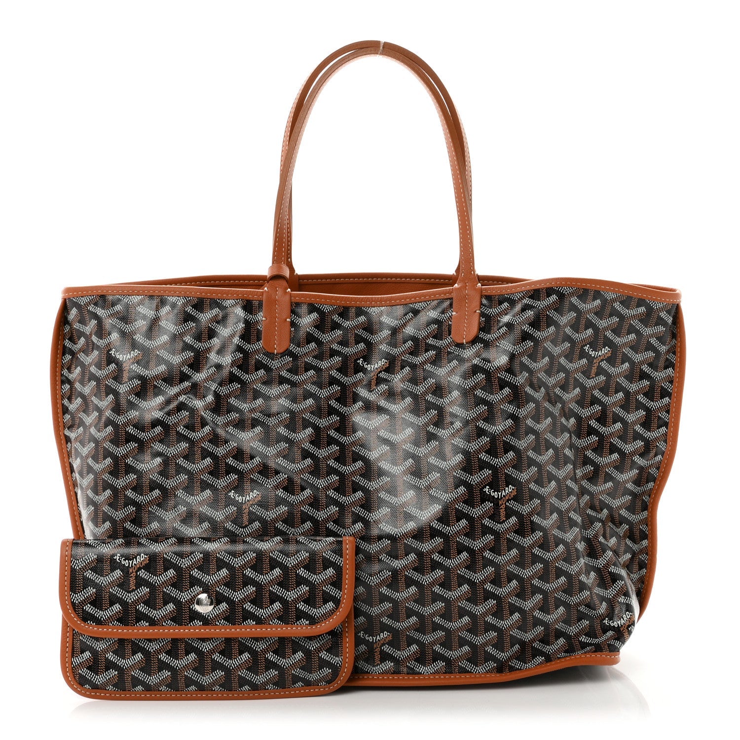 Goyard Goyardine Reversible Anjou PM Black Gold