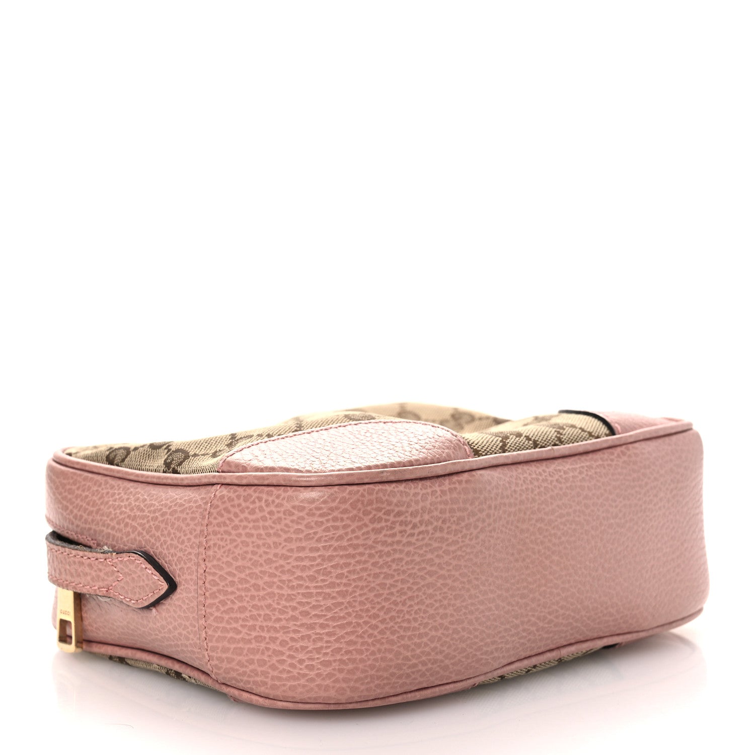Gucci Monogram Mini Bree Messenger Bag Beige Soft Pink
