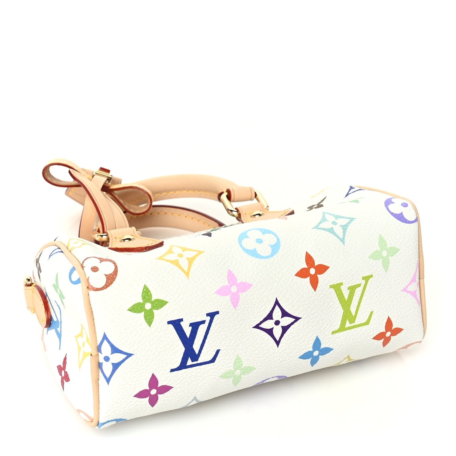 Louis Vuitton X TM Monogram Multicolor Nano Speedy White