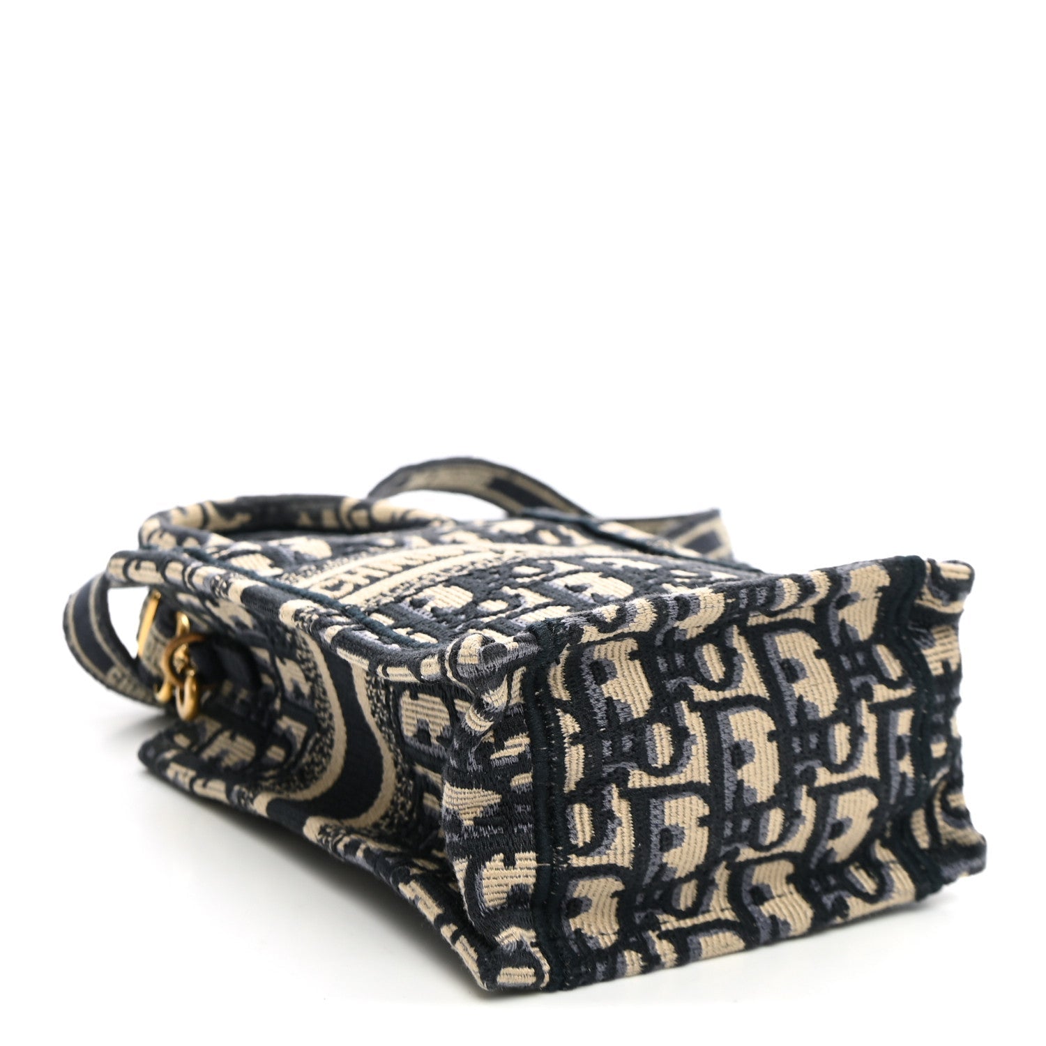 Dior Oblique Mini Book Tote Phone Bag Blue