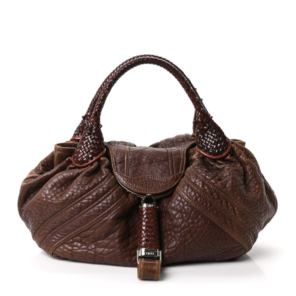 Fendi Nappa Nuvolata Spy Cognac
