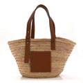 Loewe Raffia Basket Tote Bag Natural Tan